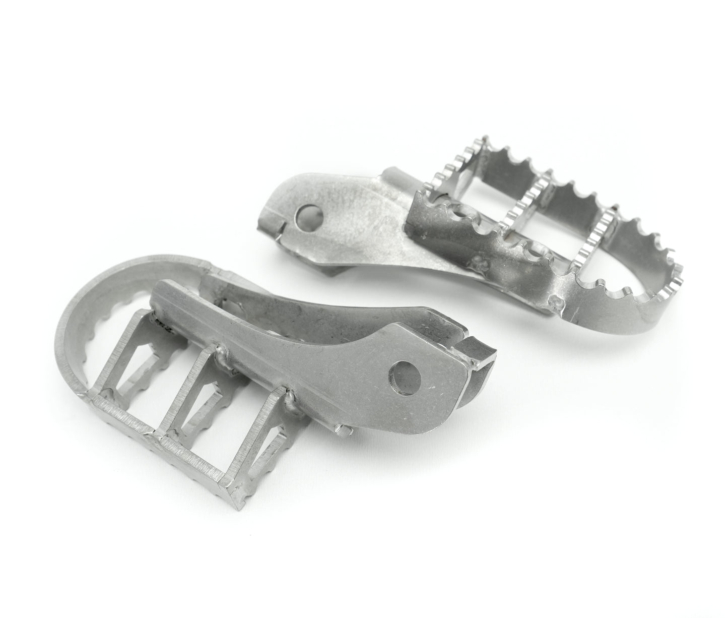 Wide Foot Pegs - Stainless Steel - Kawasaki KLR 650