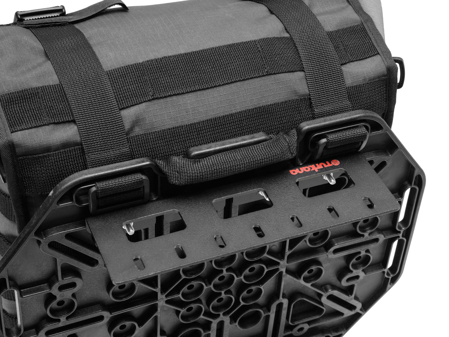 Turkana HippoHips™ Curved Rack Adaptor  - To mount plates on curved OEM racks (BMW, Ducati, etc.)