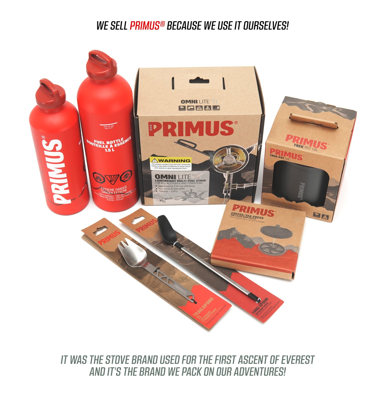 Primus Long Spoon - Black -  Aluminum & Tritan