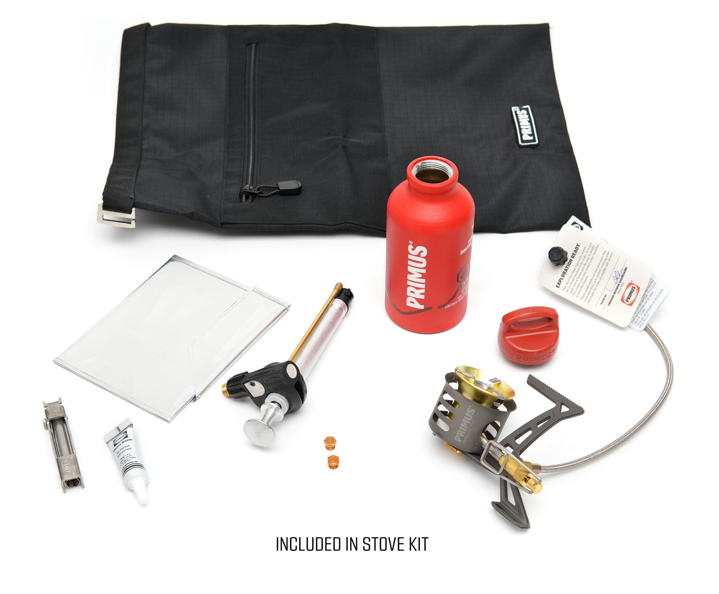 Primus OmniLite Ti w/ 0.35L Fuel Bottle / Pouch Kit - Titanium Stove
