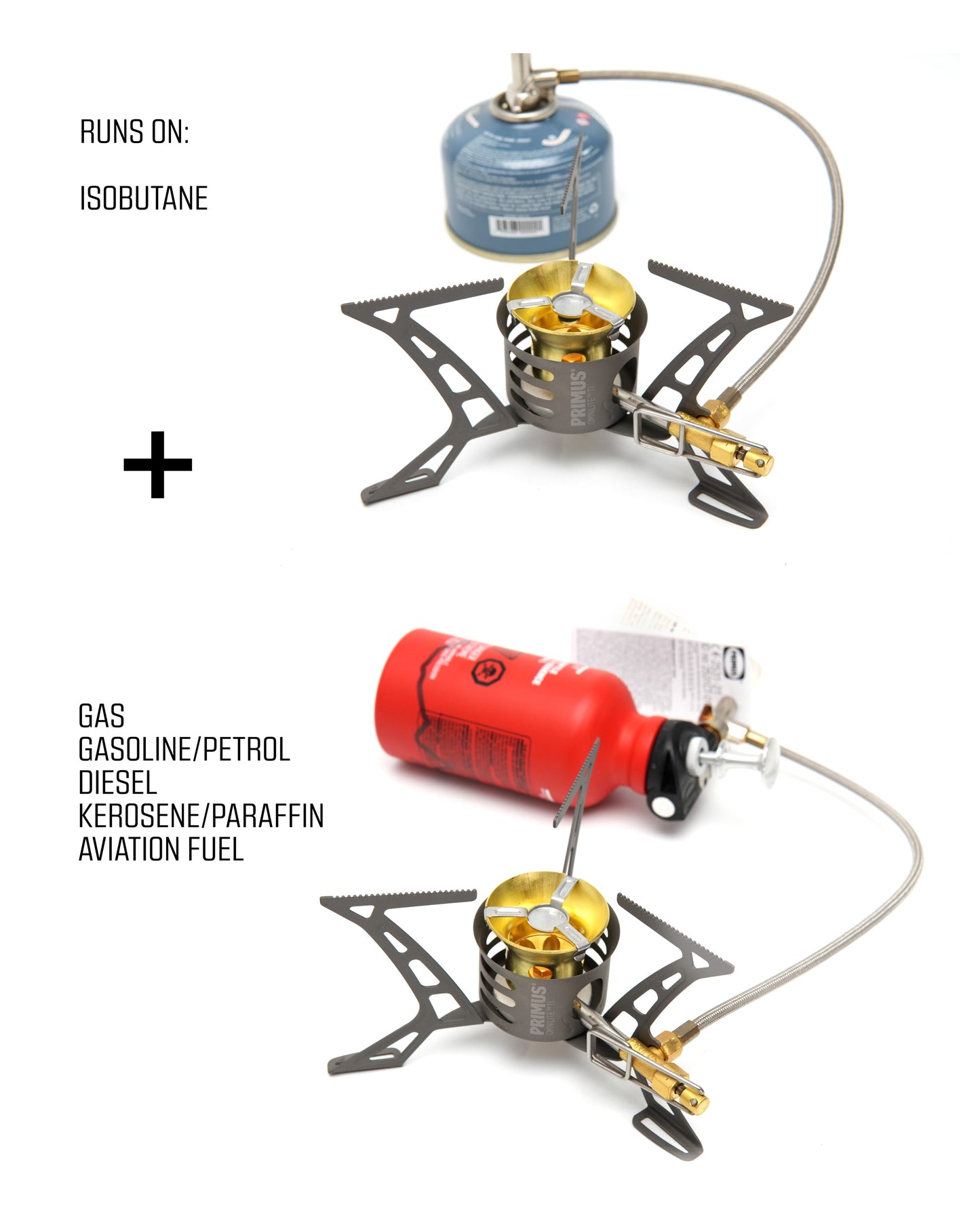 Primus OmniLite Ti w/ 0.35L Fuel Bottle / Pouch Kit - Titanium Stove