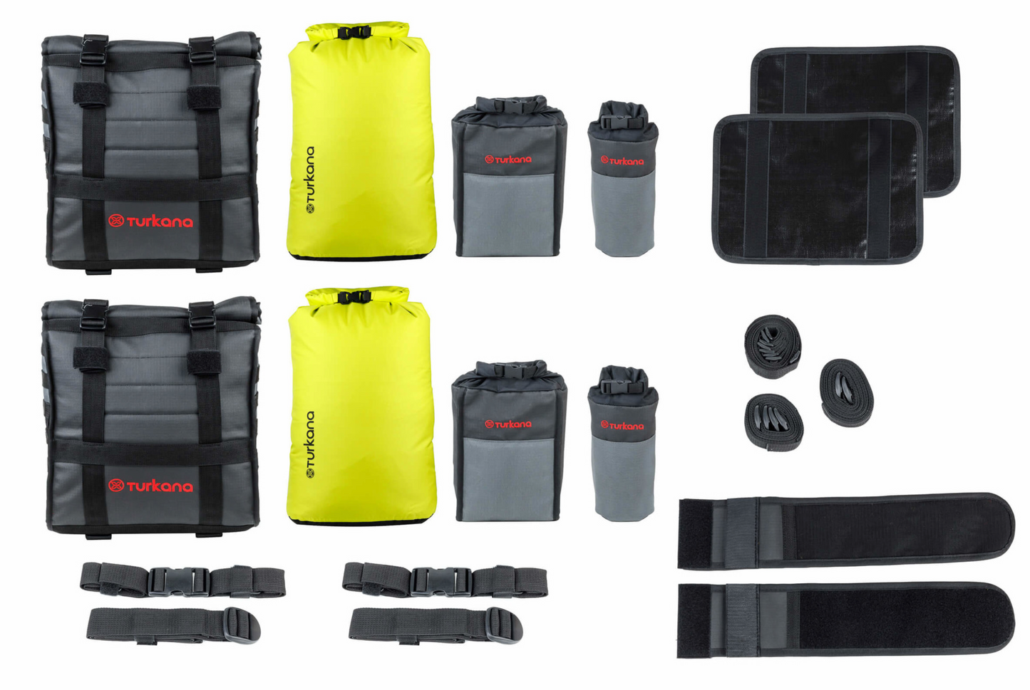 Turkana 8 Piece ADV Soft Luggage Set - HippoHips™ Hybrid STRAP