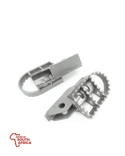Wide Foot Pegs - Stainless Steel - Honda CFR 1000 / 1100 Africa Twin Non-ADV
