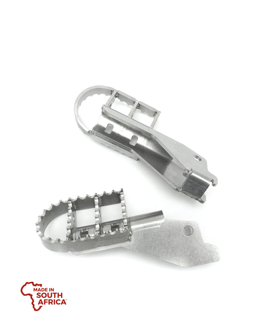 Wide Foot Pegs - Stainless Steel - Triumph Tiger / XC 2011-2020