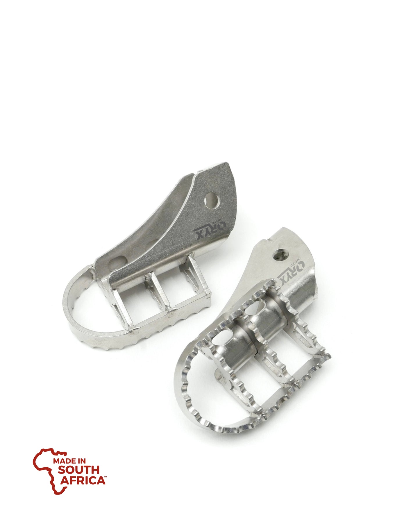 Wide Foot Pegs - Stainless Steel - BMW F850GS & ADV / F750/800GS
