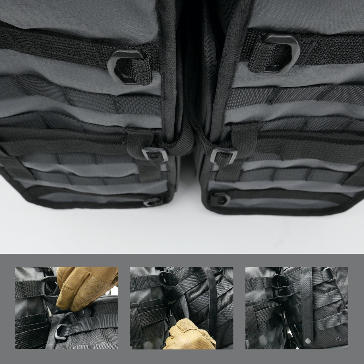 Turkana 8 Piece ADV Soft Luggage Set - HippoHips™ Hybrid PLATE