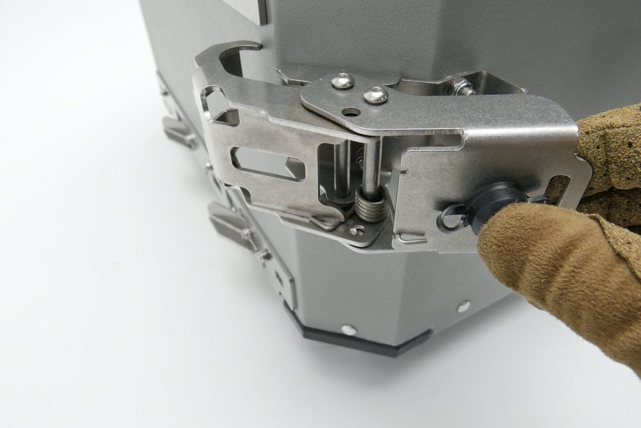 Aluminum Touring Luggage  - Rhino Case™ - 44L LEFT Hard Side Case Pannier