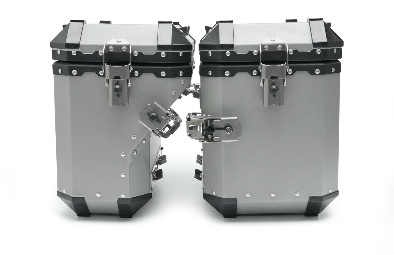 Aluminum Touring Luggage - Rhino Case™ - 38L RIGHT Hard Side Case Pannier