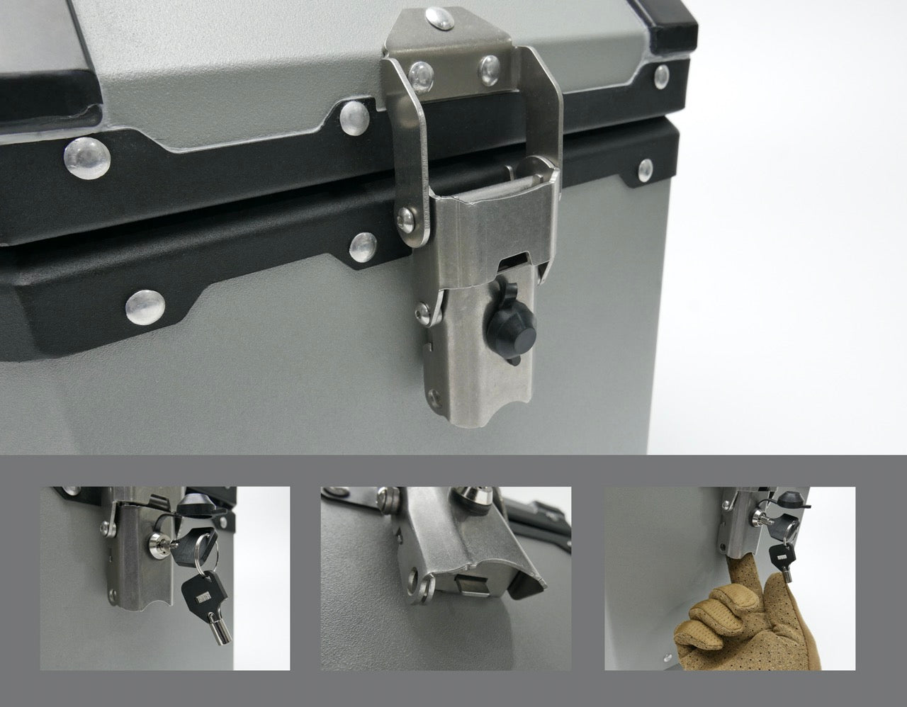 Aluminum Touring Luggage - Rhino Case™ - 32L Top Case