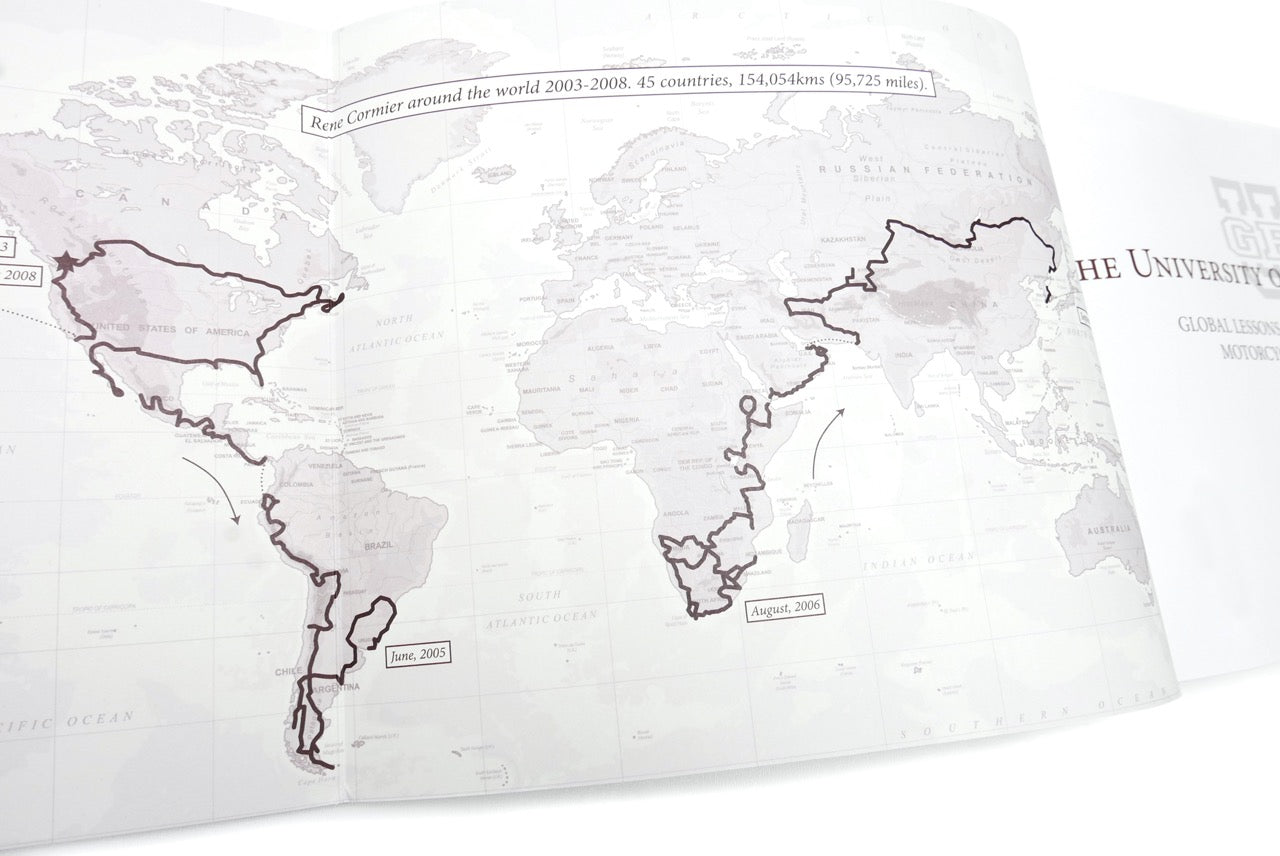 Paperback - The University of Gravel Roads - Global Lessons from a four-year motorcycle adventure