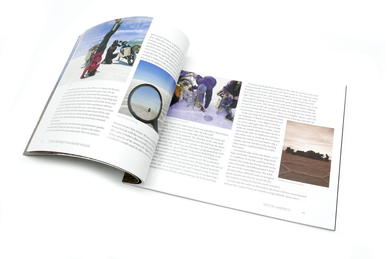 Paperback - The University of Gravel Roads - Global Lessons from a four-year motorcycle adventure