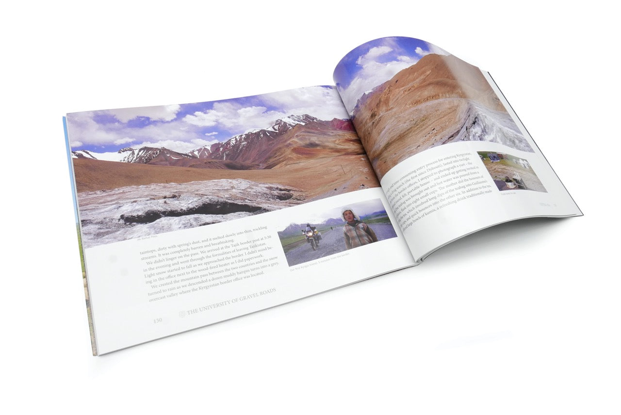 Paperback - The University of Gravel Roads - Global Lessons from a four-year motorcycle adventure