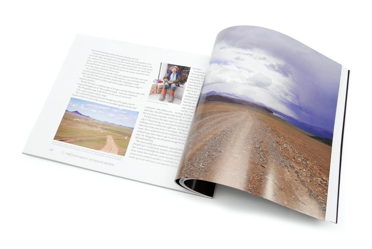 Paperback - The University of Gravel Roads - Global Lessons from a four-year motorcycle adventure