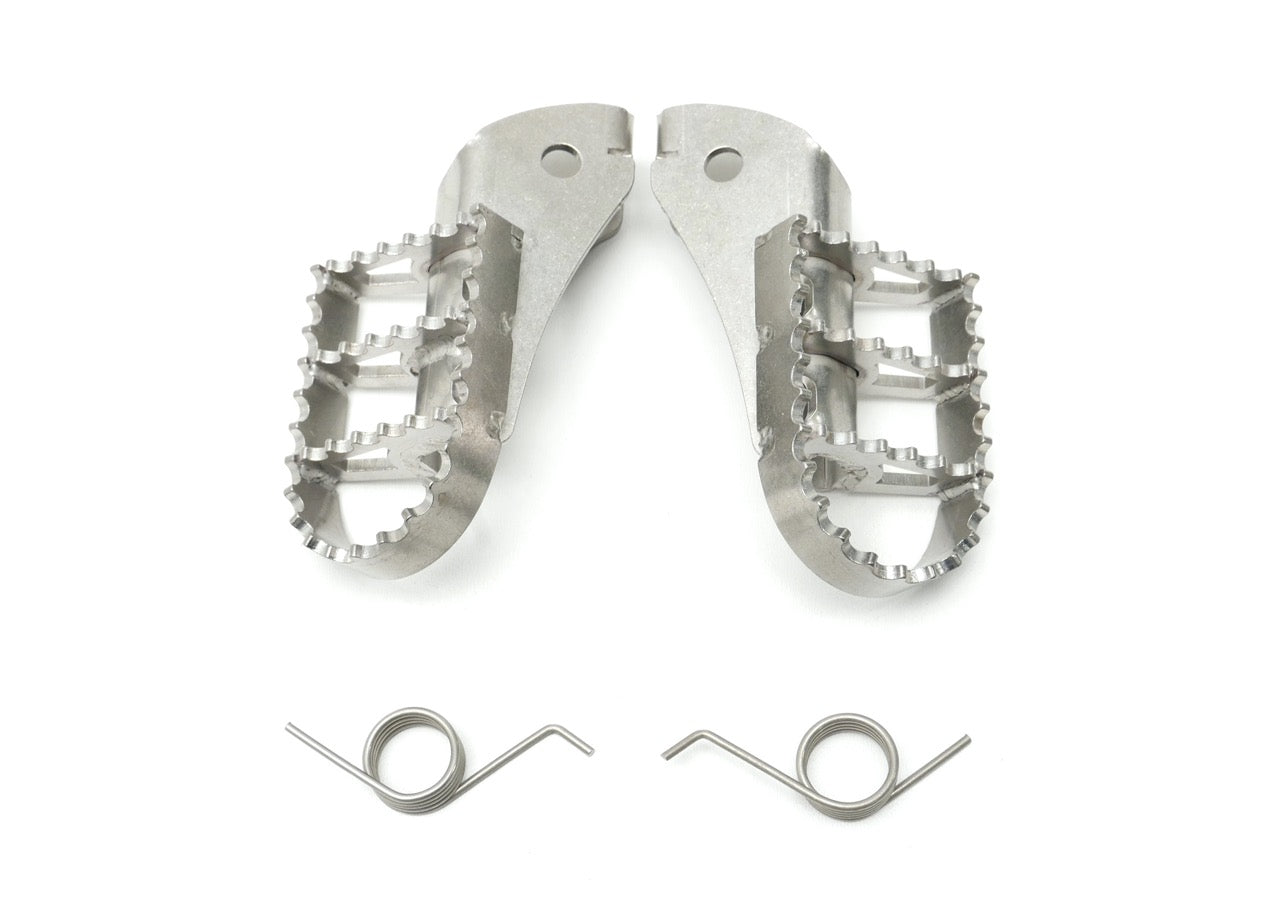Wide Foot Pegs - Stainless Steel - BMW F850GS & ADV / F750/800GS