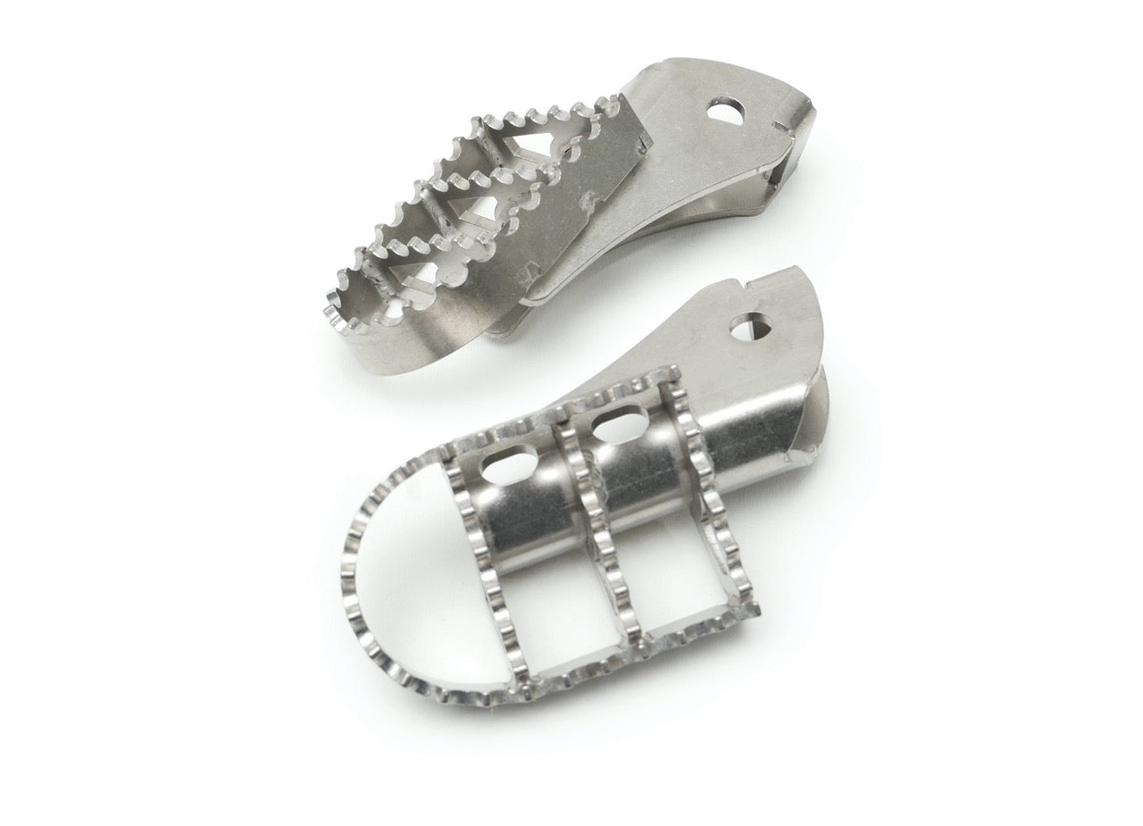 Wide Foot Pegs - Stainless Steel - BMW F850GS & ADV / F750/800GS
