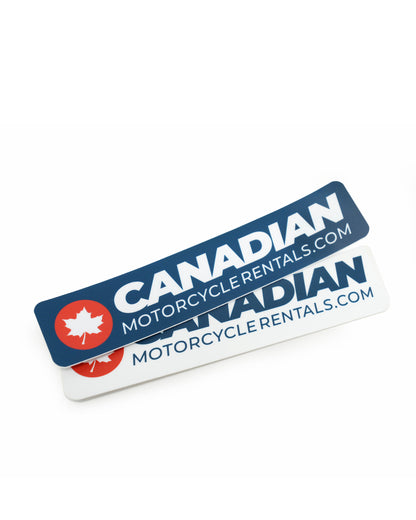 Logo Decal - Canadian Motorcycle Rentals Sticker