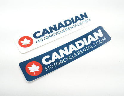 Logo Decal - Canadian Motorcycle Rentals Sticker