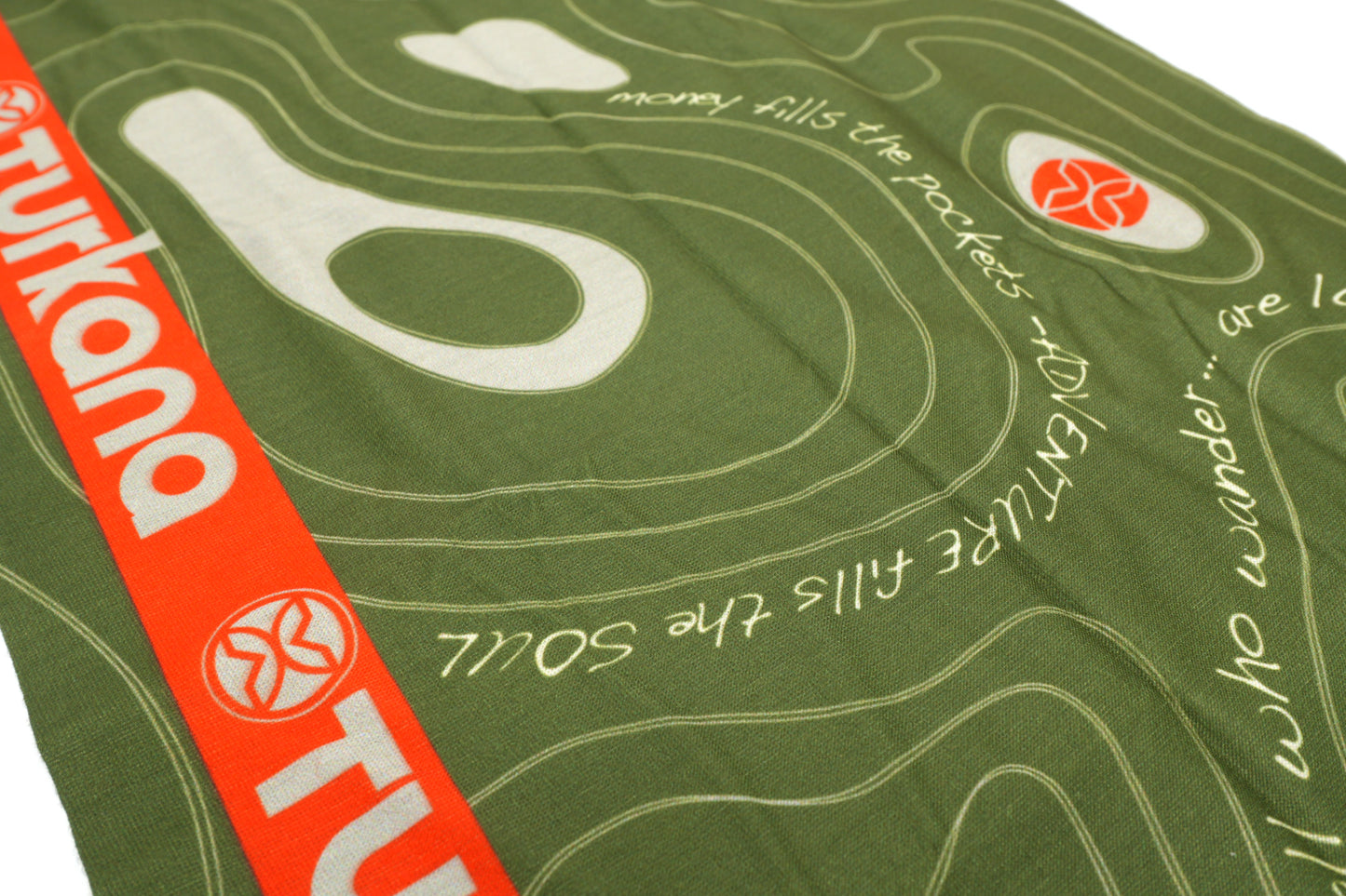 Balaclava Neck Scarf - Green with Turkana Logo