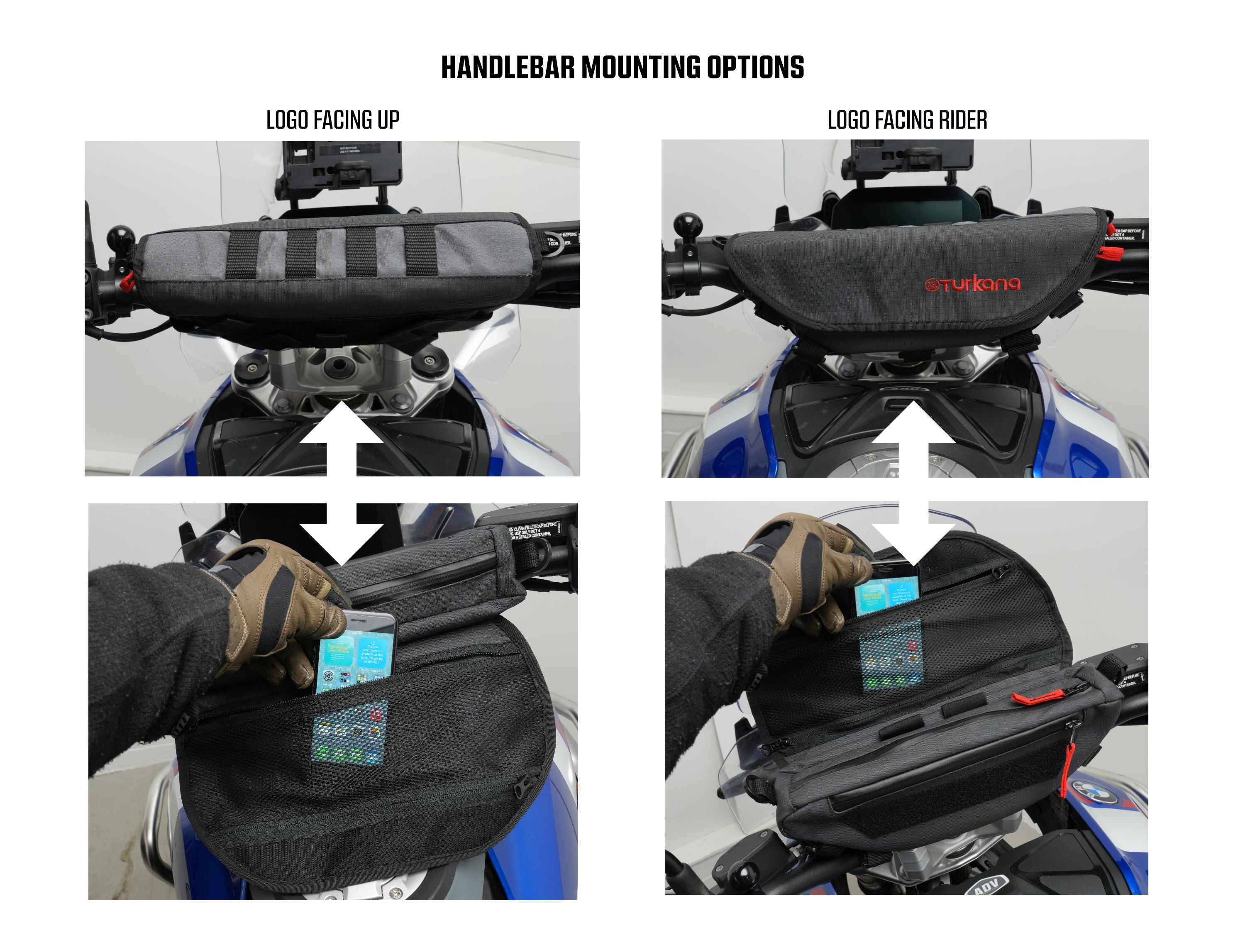 Turkana ADV Handlebar Bag - PelliPouch™ Premium – ADV Motorcycle