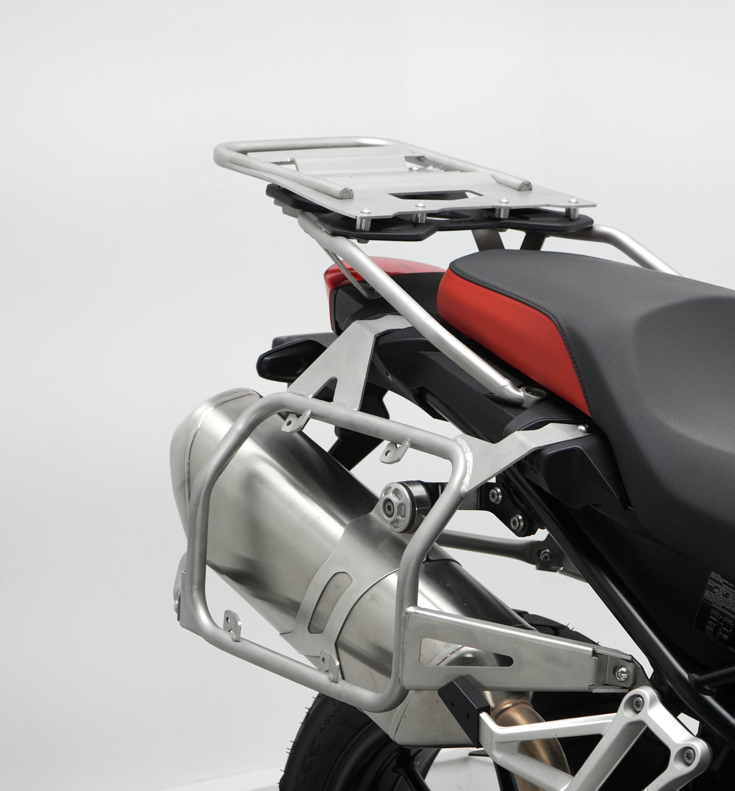 Top Case Mounting Plate (6 Holes) - Stainless Steel - BMW F850GS / F750GS / 2024+ F800GS