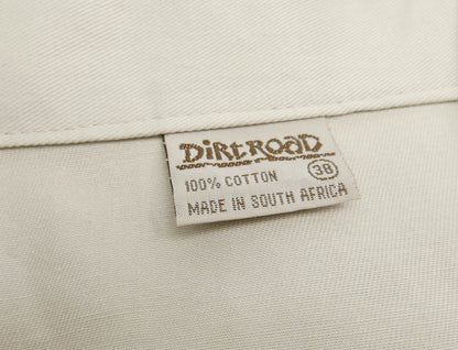 Dirt Road™ - Men’s Short Sleeve Shirt / Button with Renedian Logo (Beige)