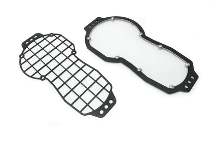 Head Light Guard - Clear Plexi / Stainless - BMW R1250GS & ADV / R1200GS & ADV, 2013- ON (WATER COOLED)