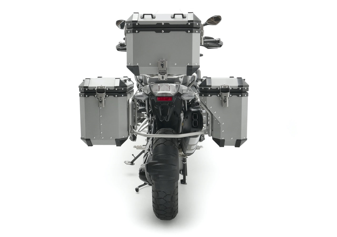 Turkana Rugged Rhino Aluminum Adventure Motorcycle Touring Panniers ADV Motorcycle Parts Canada